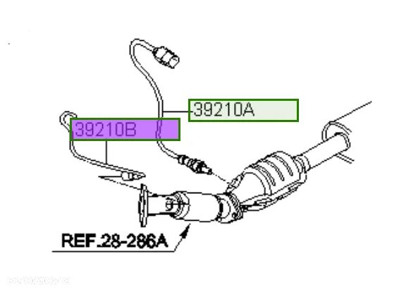 Oryginalna sonda lambda Hyundai/Kia – 39210-2E200 – Nowa, na gwarancji - 1