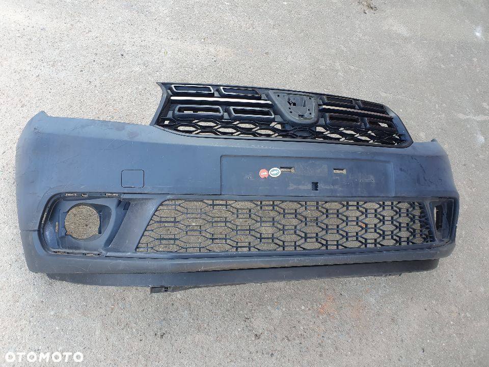 Dacia Sandero II Logan lifting 17-  zderzak przedni grill kratka spoiler - 2