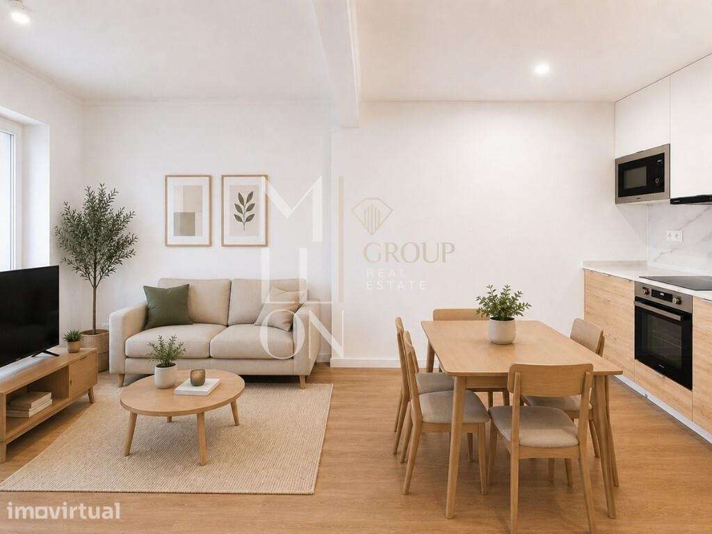 T1 pronto a habitar com cozinha equipada, varanda e elevador na Amador - Grande imagem: 5/13