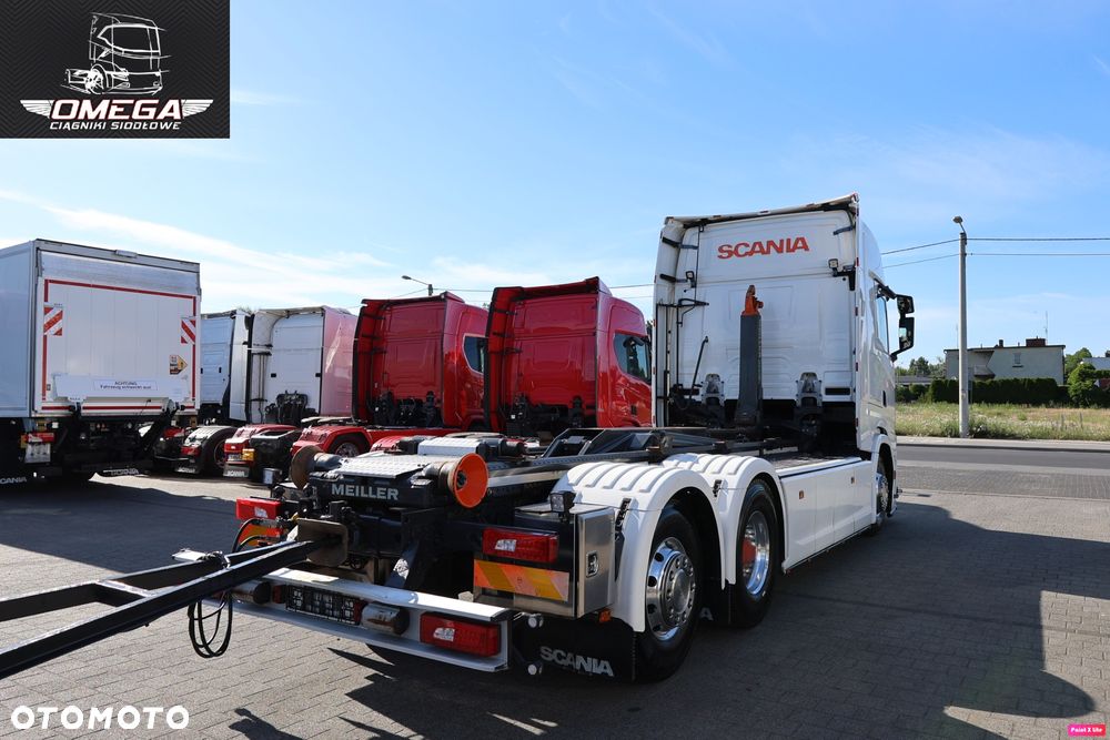 Scania S 500 Hakowiec + przyczepa // Oś skrętna // MEILLER // Klima postojowa / - 2