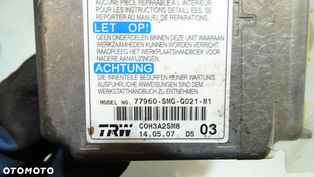 MODUŁ AIRBAG HONDA CIVIC VIII 1.4i-DSi - 4