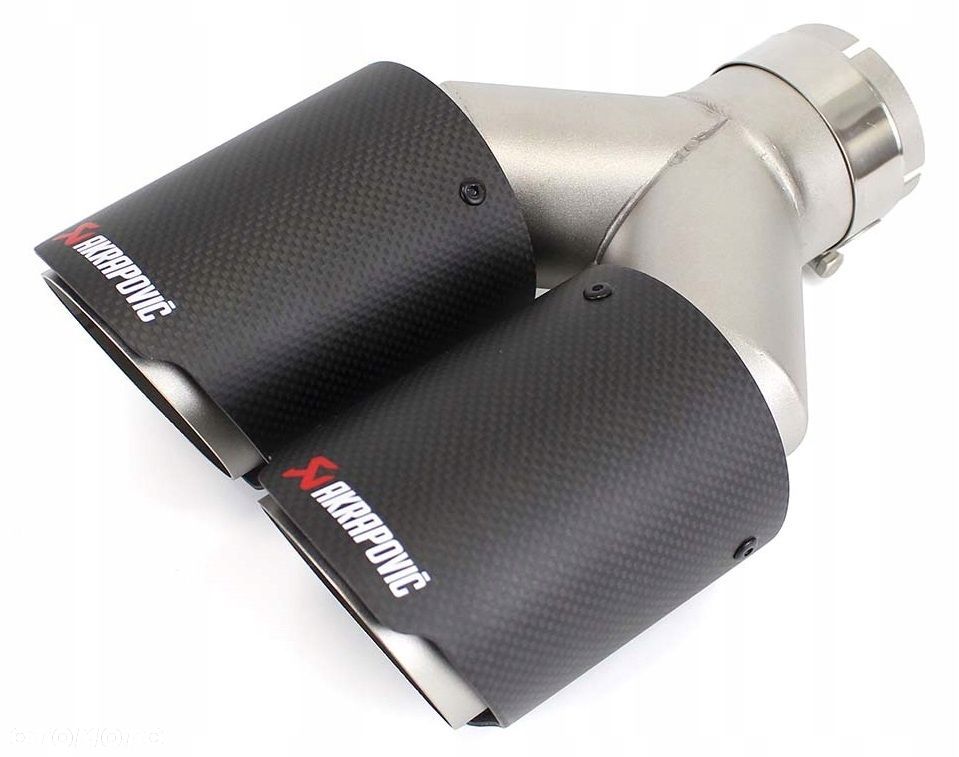 Końcówka wydechu tłumika AKRAPOVIC KARBON 90/63 P - 1