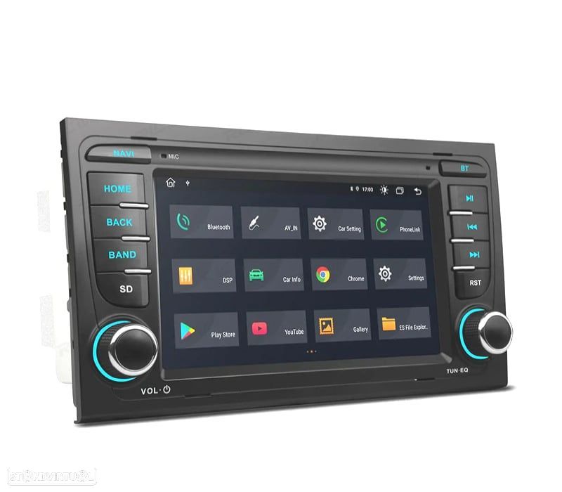 7″ ANDROID 12 OCTACORE DDR4 2GB RAM 32GB ROM SSD RÁDIO GPS CARPLAY ANDROID AUTO DSP INTEGRADOS 4X - 6