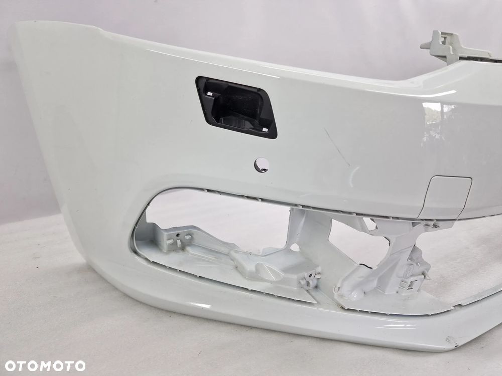 VW POLO 6C0 LIFT 13-17 ZDERZAK PRZEDNI PRZÓD NA SPRYSKI + 4X PDC , ŁADNY , BIAŁY , NR 6C0807221 , NR AUKCJI NZ745 - 7