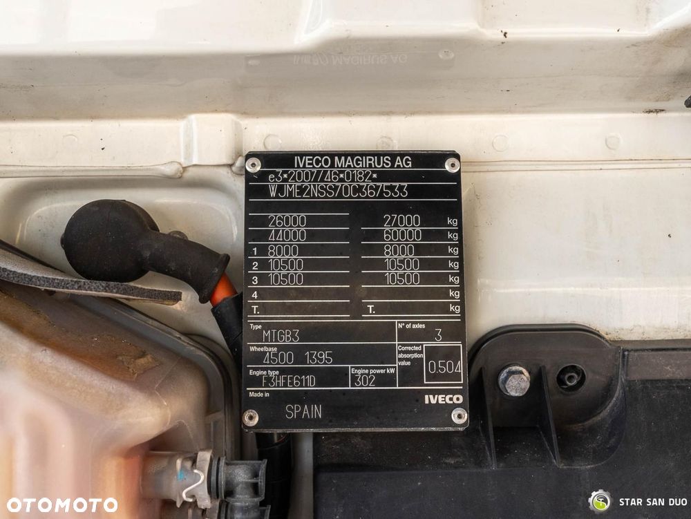 Iveco TRAKKER 410 6x4 Palfinger PK 18002 EH HDS Żuraw Rotator - 22