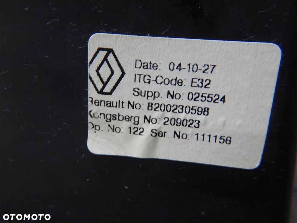Mechanizm zmiany biegów lewarek Renault Espace IV 2003-2014 3,5B 8200230598 - 3