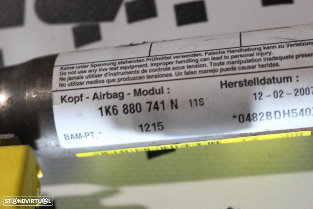 Airbags De Cortina Volkswagen Golf V (1K1)  1K6880741n / 1K6880742n - 7