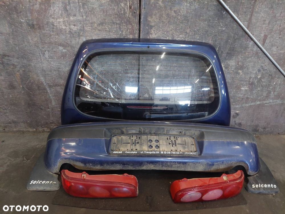 KOMPLETNY TYŁ FIAT SEICENTO 900 483/A KLAPA BAGAŻNIKA ZDERZAK TYŁ LAMPY - 1