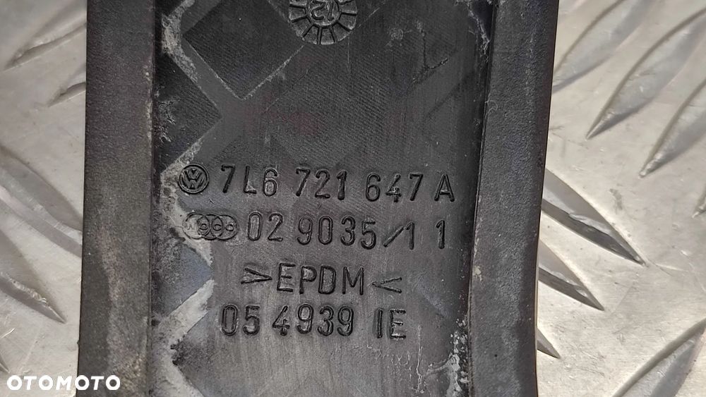 VW TOUAREG 7L 7P 03-18R NAKLADKA NAKLADKI NA PEDALY OSLONA CHROM 3D1723173A 7L6721647A - 3