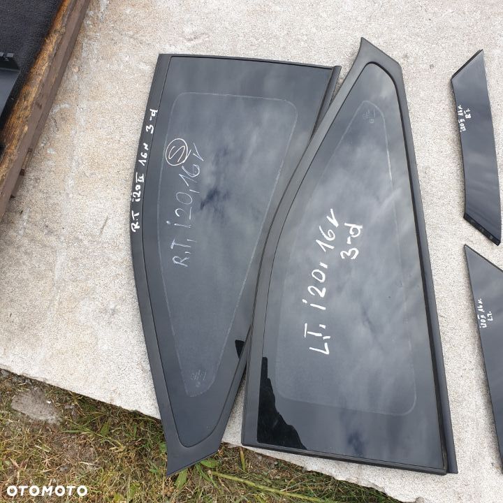 HYUNDAI I20 II 3-D SZYBA KAROSERYJNA LEWA PRAWA TYL 15R - 1