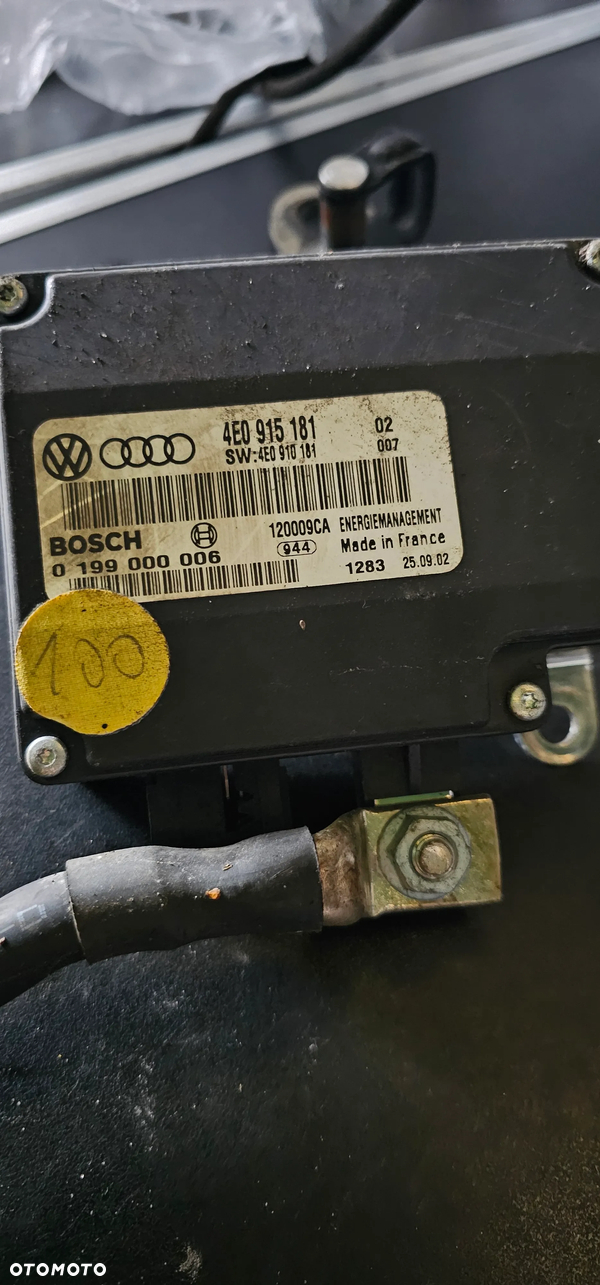 Moduł sterownik akumulatora Audi A8 D3 4E0915181