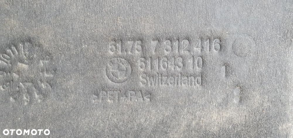 Osłona płyta pod silnik BMW X1 E84 7312416 - 6