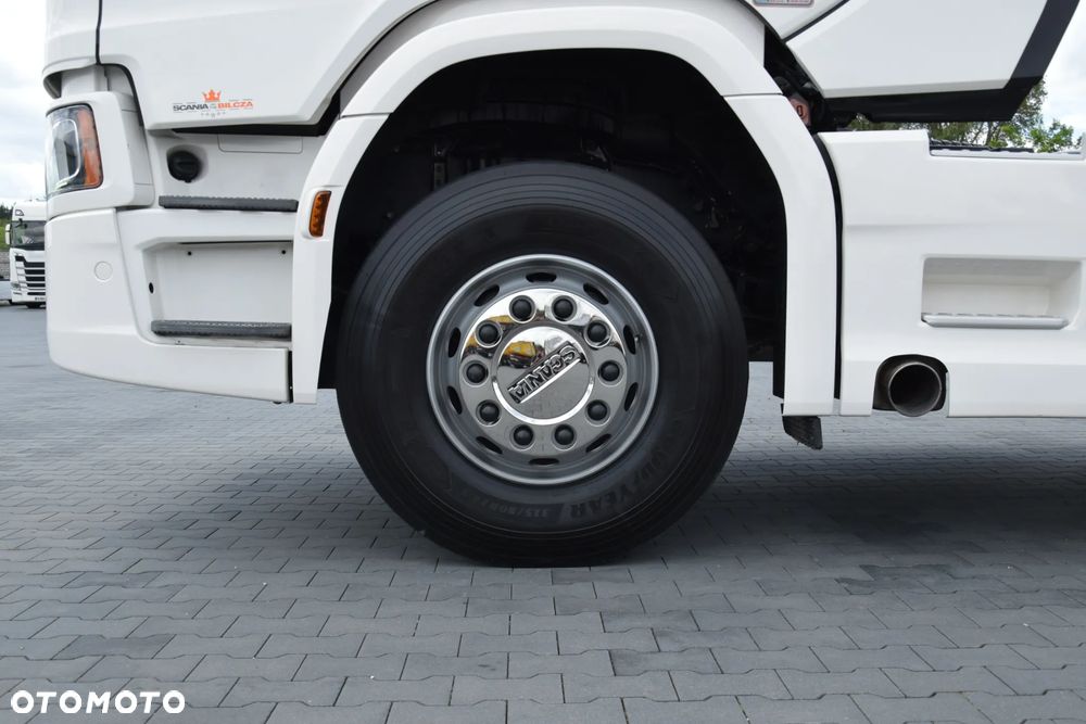 Scania 500S / FULL AIRMATIC / HYDRAULIKA / RETARDER / KLIMATYZACJA POSTOJOWA / ACC / KLIMA / 2 ZBIORNIKI PALIWA / FULL LEDY / FULL SPOILERY / SERWISOWANA / SPROWADZONA - 22