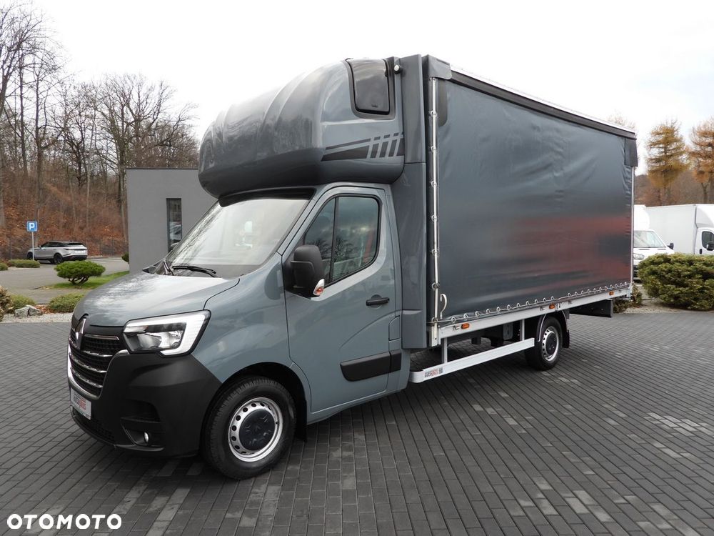 Renault MASTER PLANDEKA 10 PALET WEBASTO TEMPOMAT LEDY PNEUMATYKA KLIMATYZACJA  165KM - 19