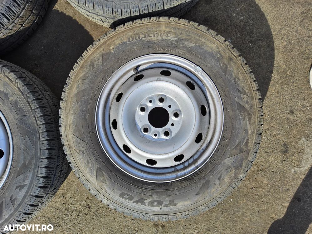 Jante cu anvelope Fiat Ducato Peugeot Boxer Citroen Jumper r15c 215/70/r15c jante cu cauciucuri - 8