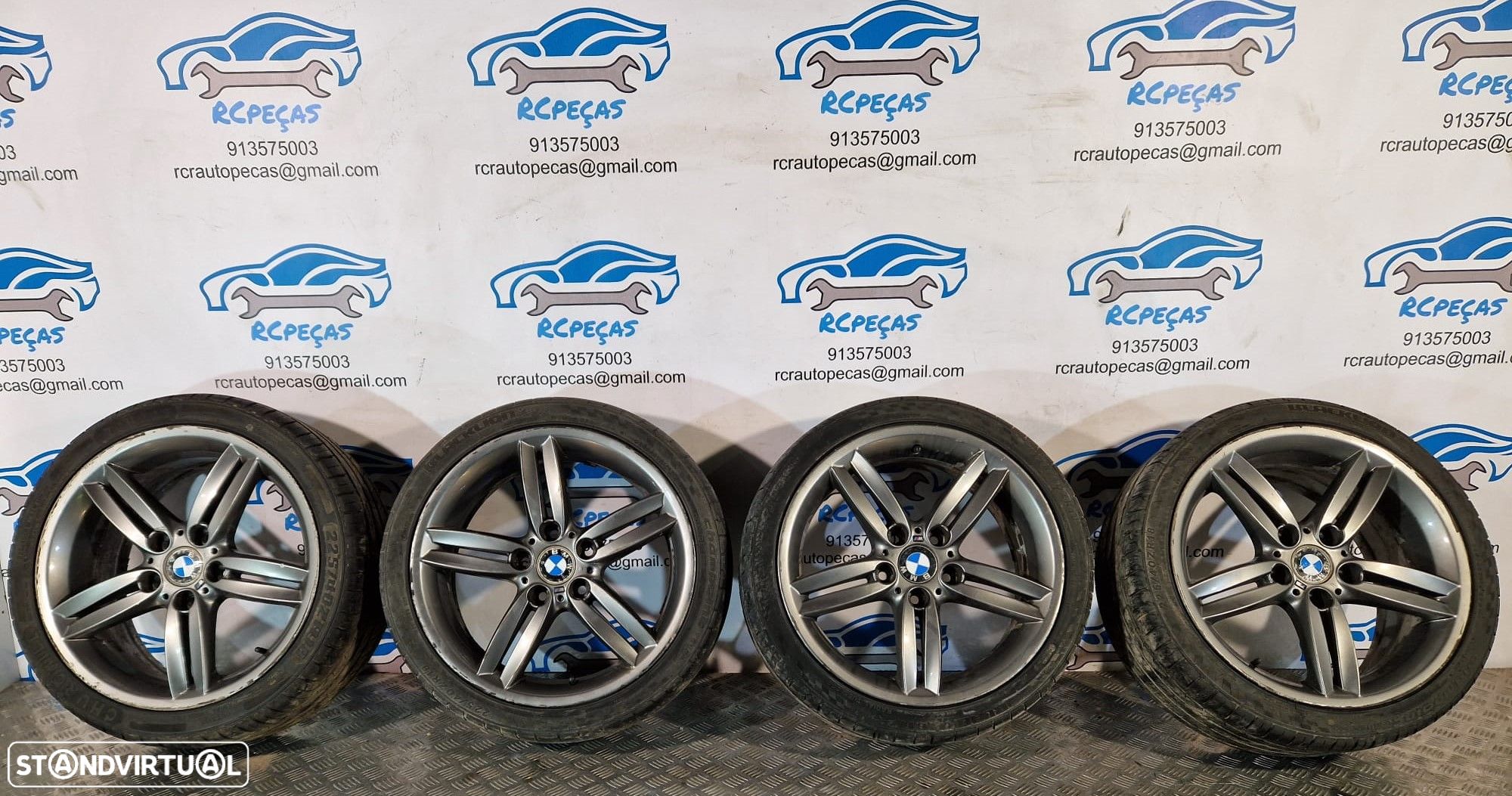 .Conjunto Jantes 18 Originais BMW Pack M Style 208 208M 7.5J ET49 8.5J ET52 5x120 - 1