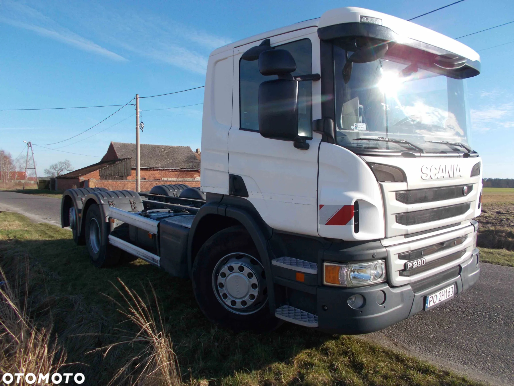 Scania P280 Rama Do Zabudowy 2014/2015 rok // Krótki Rozstaw Osi 375cm // 214 tyś km // Oś Skrętna 6x2 - 5