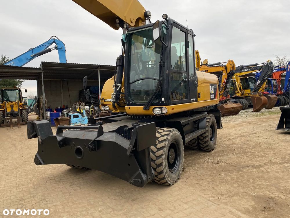 Caterpillar CAT M322D, 2014 ROK, PODPORY + PŁUG, Z NIEMIEC, SUPER STAN, - 11