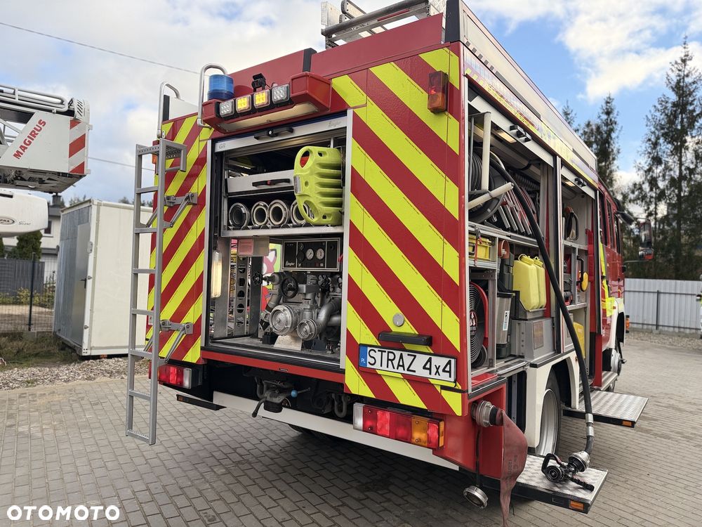 MAN Straż pożarna, Pojazd pożarniczy, Wóz strażacki, MAN L80 średni GBA 4x4 CNBOP, 2200l wody, reduktor, - 18