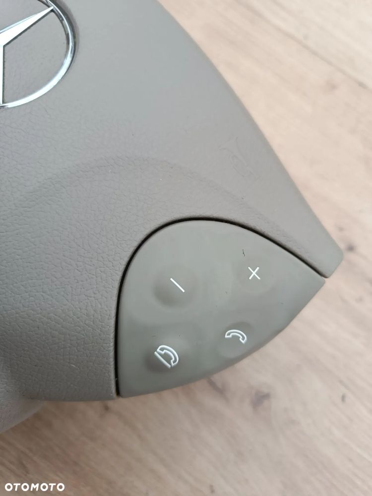 MERCEDES W211 AIRBAG KIEROWNICY PODUSZKA KIEROWCY BEŻOWA BANAN - 5