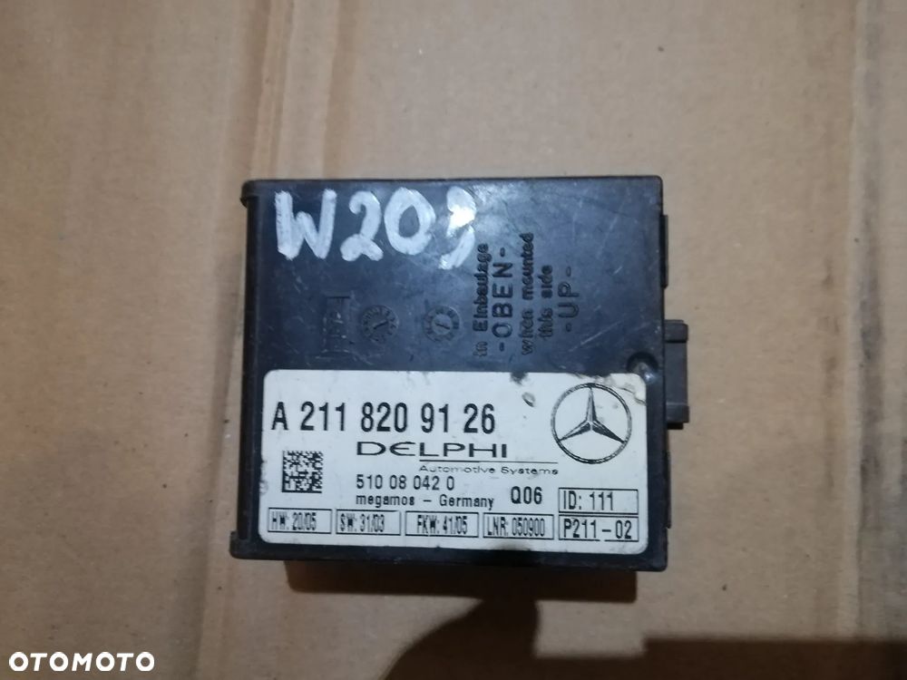 Moduł sterownik alarmu Mercedes W209 A2118209126 - 1
