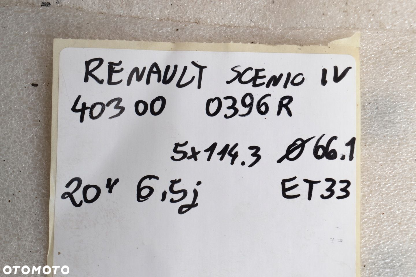 FELGI STALOWE 20 5x114.3 RENAULT SCENIC IV - 14