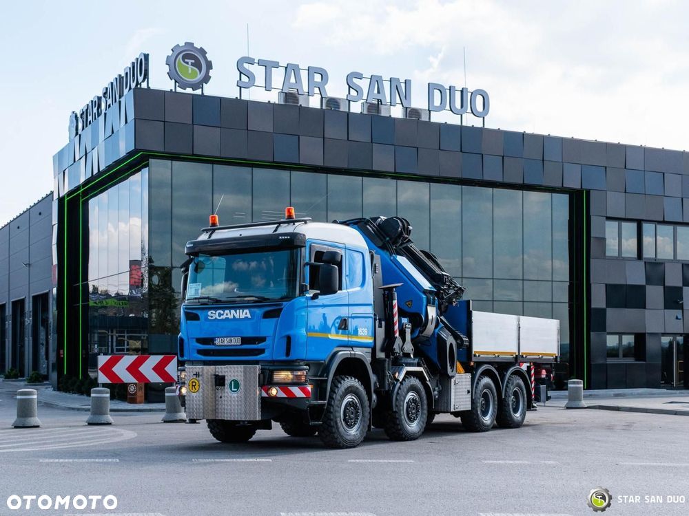 Scania G440 8x8 PALFINGER PK 100002 HDS Żuraw Fly Jib Wciągarka - 6