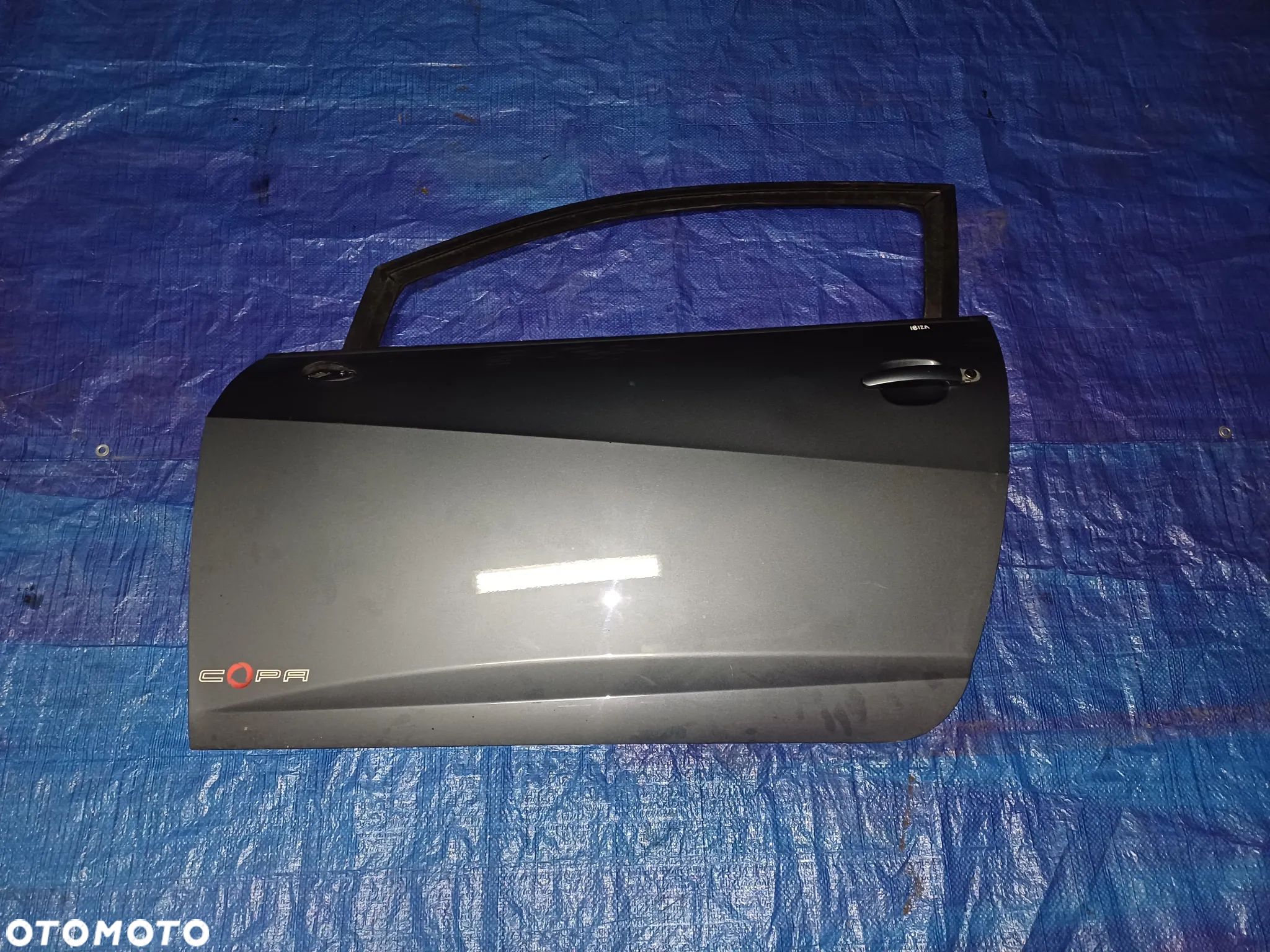 Seat Ibiza 4 IV 3d Drzwi Lewy Przód L.P Gołe X7R - 1