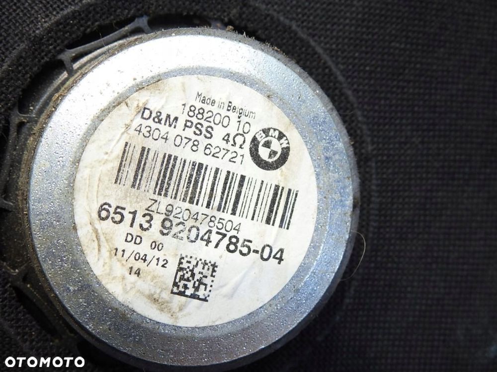 GŁOŚNIK SUBWOOFER LEWY BMW X1 E84 9204785 430407862721 - 7