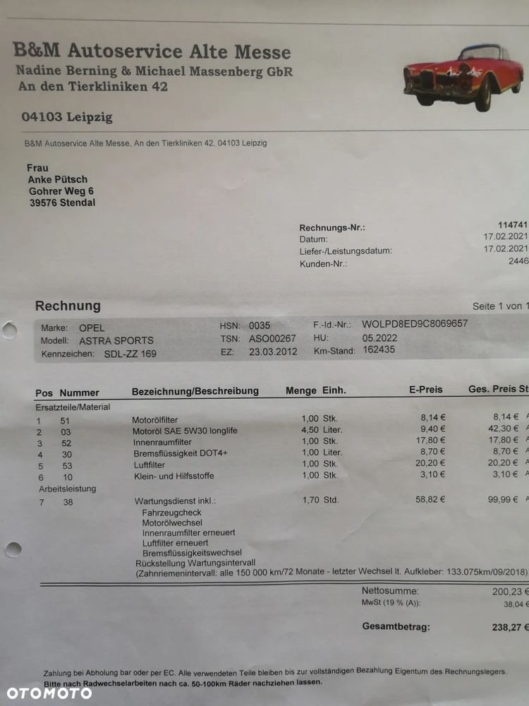 Opel Astra 1.6 Automatik - 9