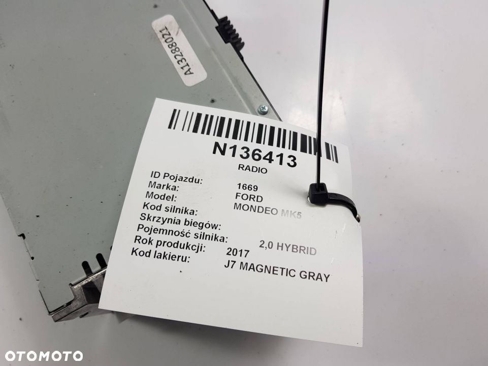 RADIO HS7T-19C107-BC FORD MONDEO MK5 TITANIUM - 1