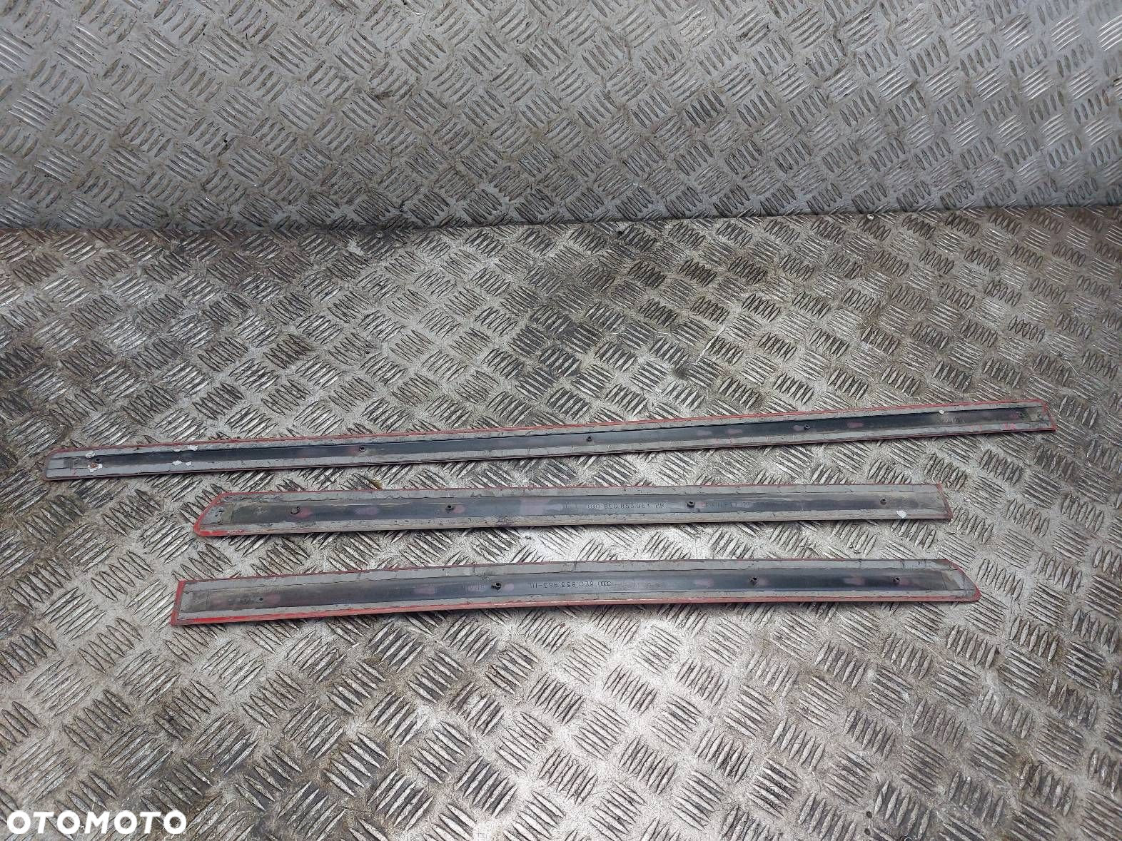 LISTWY DRZWI ŚRODKOWE AUDI A4 B6 2.0 20V ALT LY3J 8E0853963 8E0853964 - 6