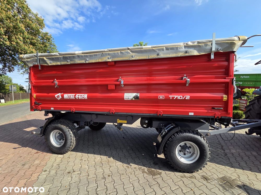 Metal-Fach T710/2 8T Plandeka Wywrot 3 strony Nowa - 6