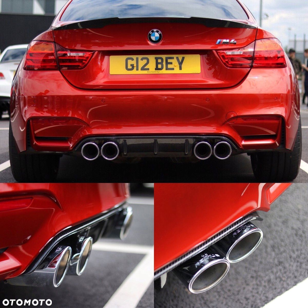 BMW M3 M4 F80 PERFORMANCE TYLNY DYFUZOR ZDERZAKA - 1