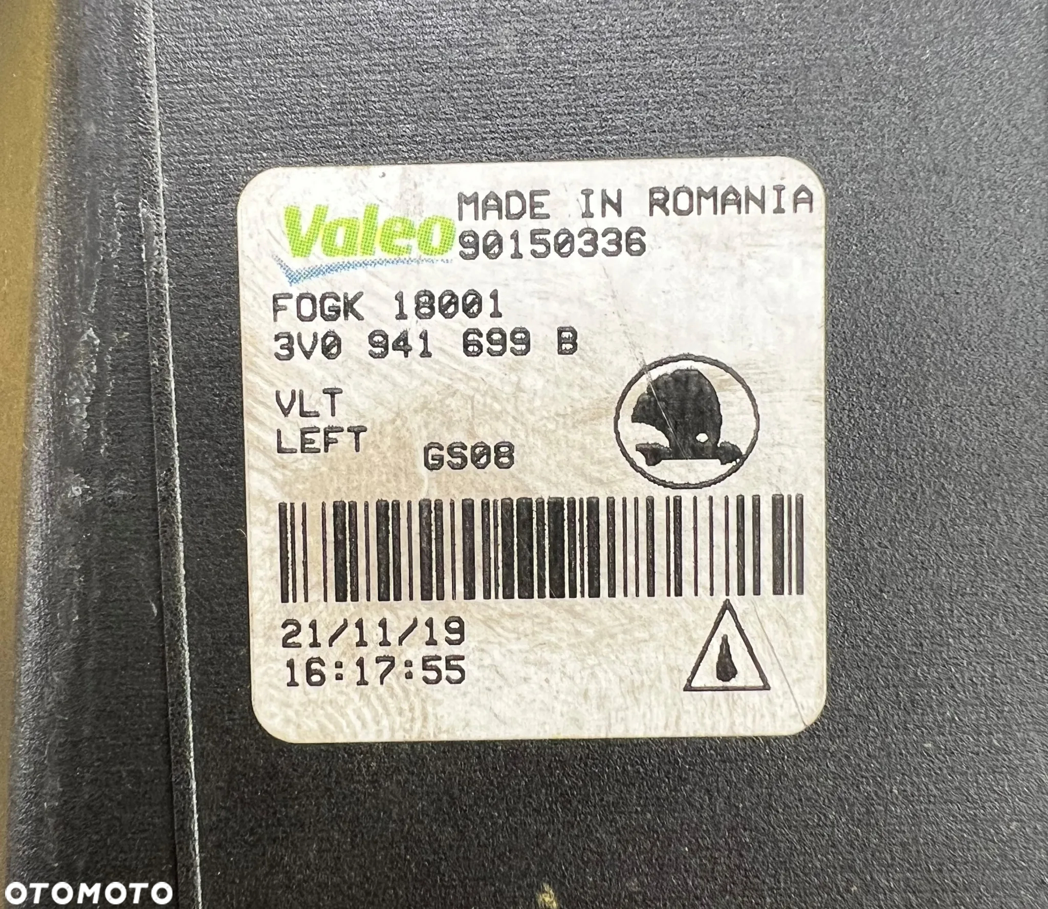 HALOGEN LEWY SKODA SUPERB III LIFT -2019r 3V0941699B ORYGINAŁ - 6