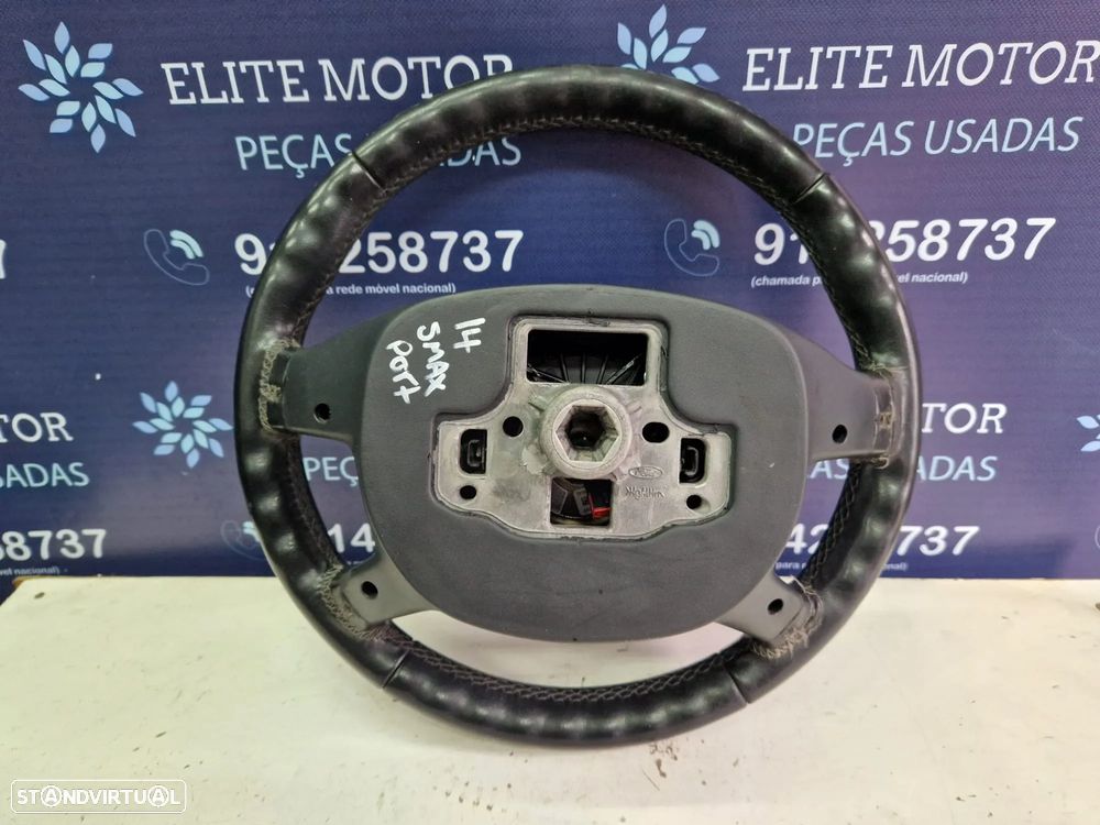 Volante usado pele com airbag FORD S-MAX GALAXY COMANDOS MULTIFUNÇÕES - 5