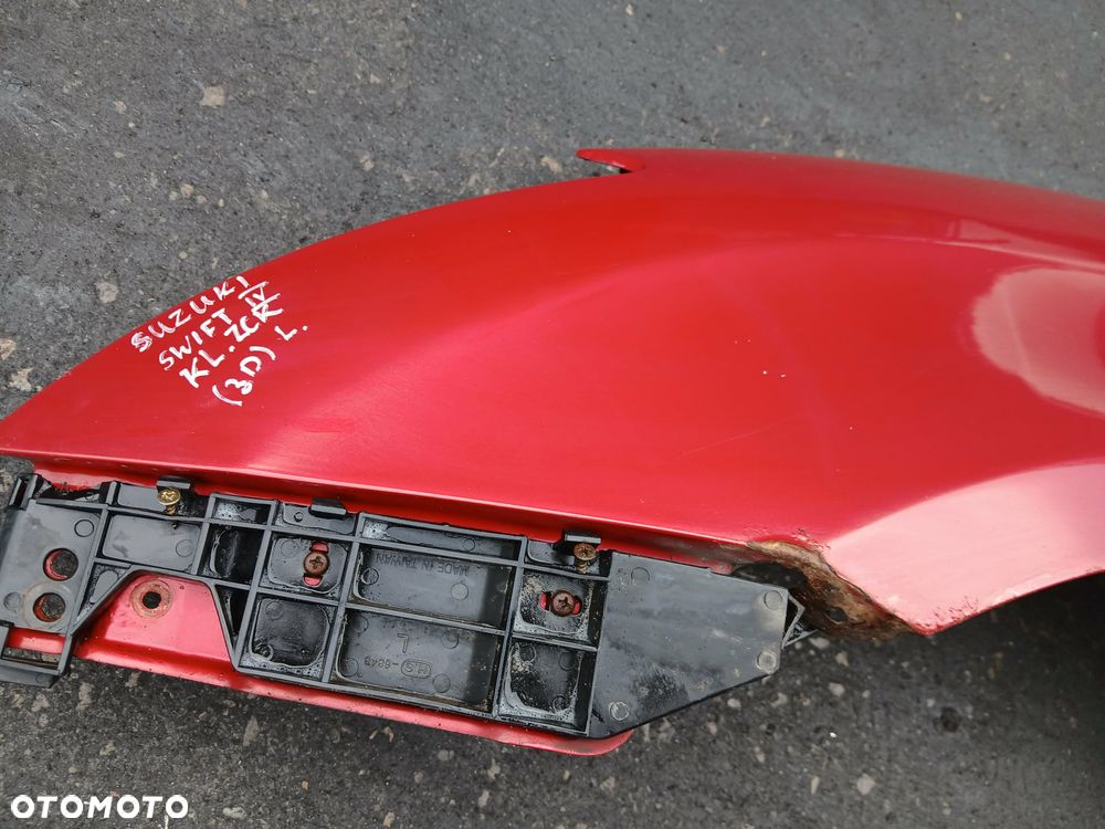 Suzuki Swift 3D 2008 rok kod lakieru ZCK błotnik lewy, prawy - 2