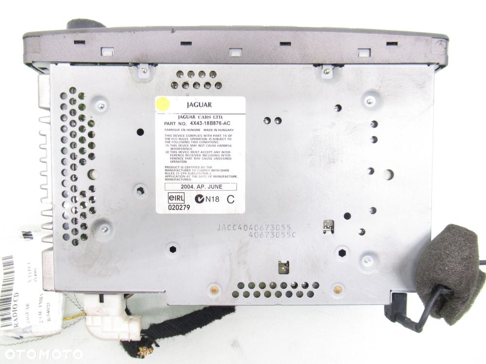 RADIO JAGUAR X-TYPE I (X400) 4X4318B876AC - 4