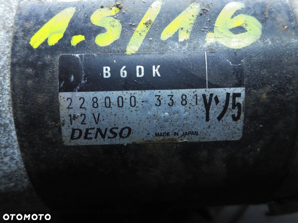 Rozrusznik Denso 228000-3381 Mazda 323 BJ 1.5 16V - 2