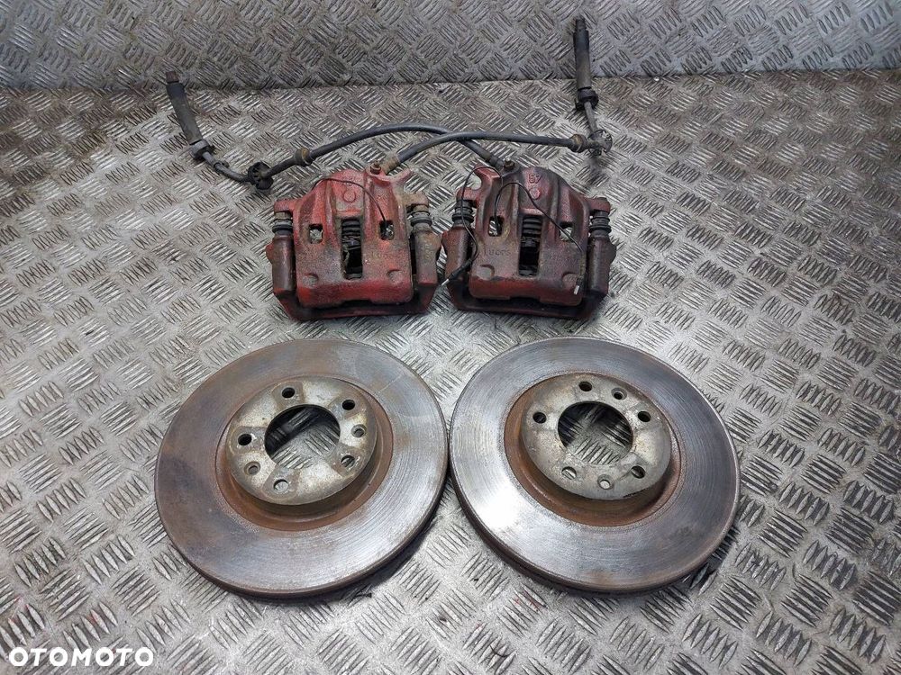 TARCZE HAMULCOWE PRZÓD + KLOCKI + ZACISKI PEUGEOT 607 I 2.2 HDI - 1