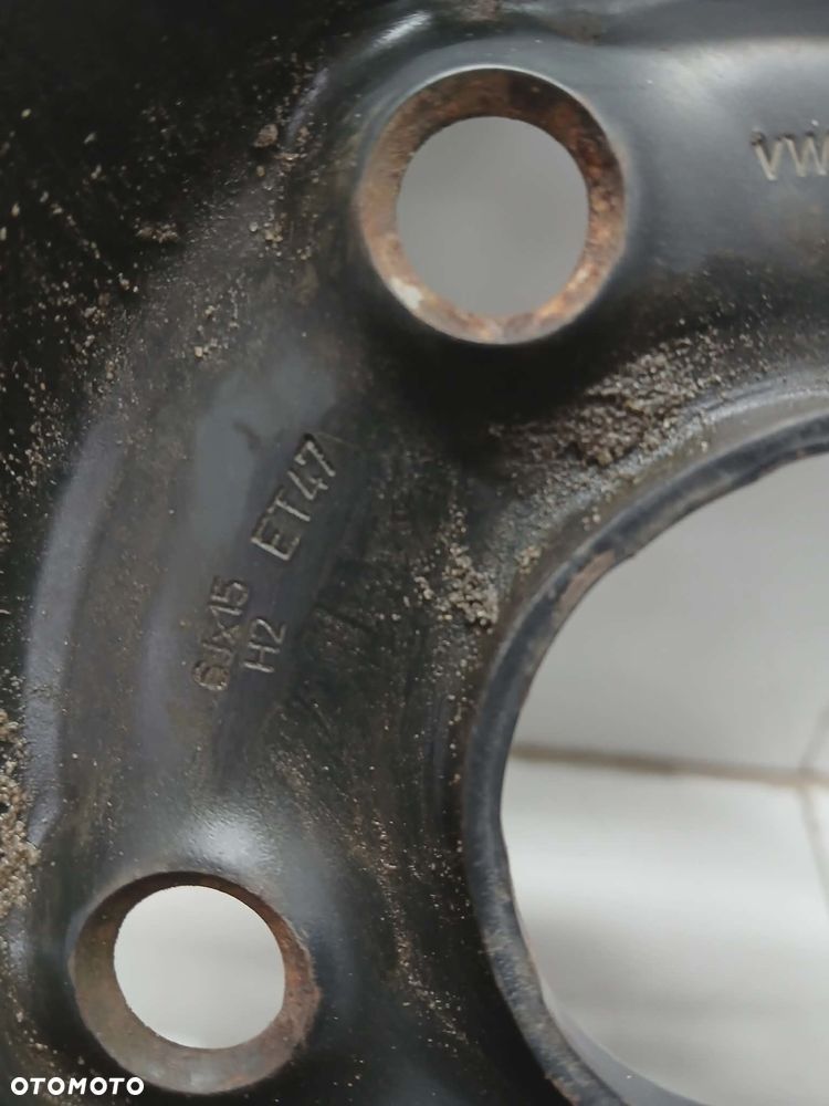 FELGA STALOWA ZAPAS KOŁO ZAPASOWE VW AUDI 5X112 66.6MM 195/65/R15 - 6