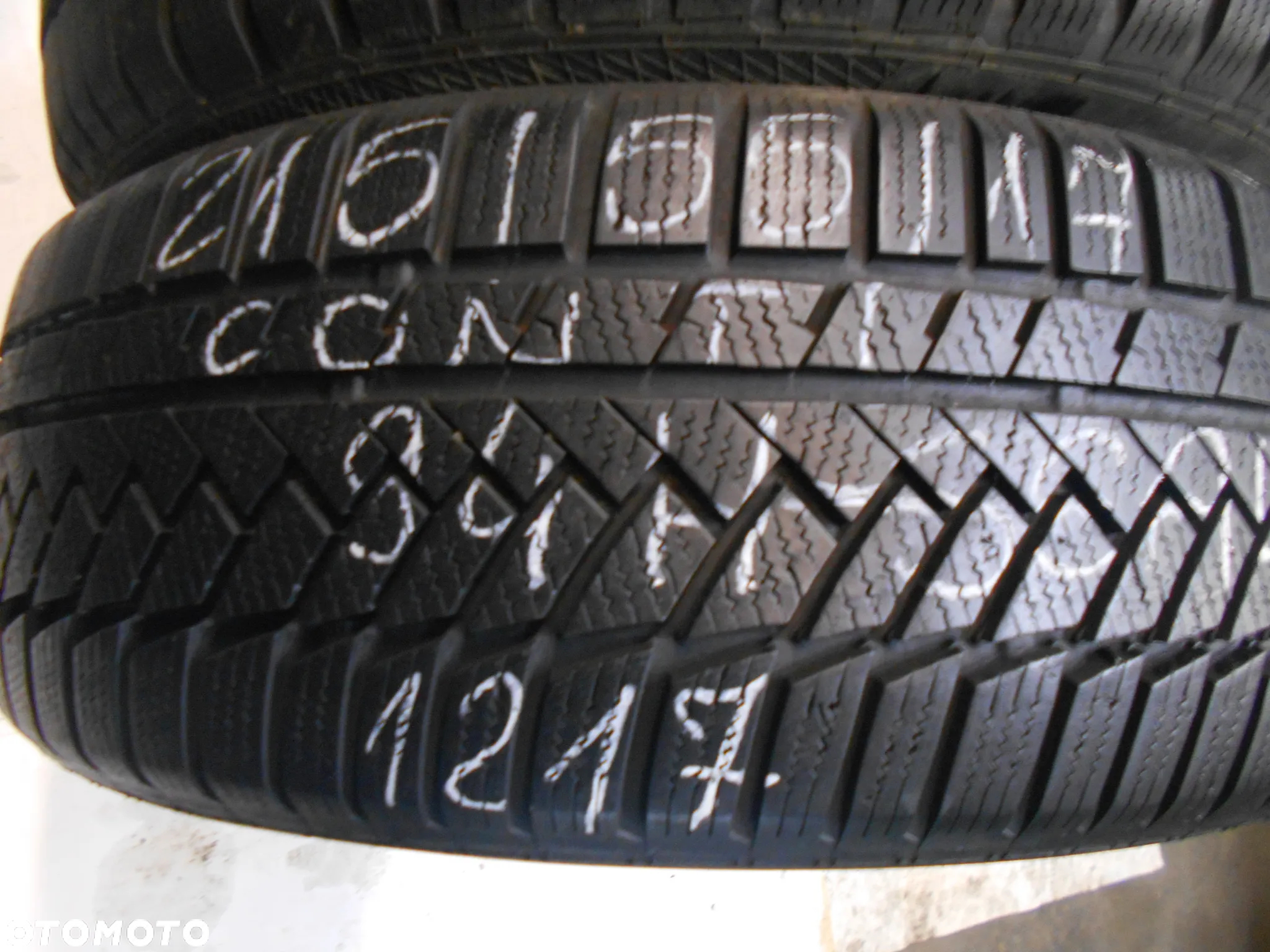 OPONY 215/55R17 CONTINENTAL WINTER CONTACT TS 850P SEAL DOT 1217 7MM - 3