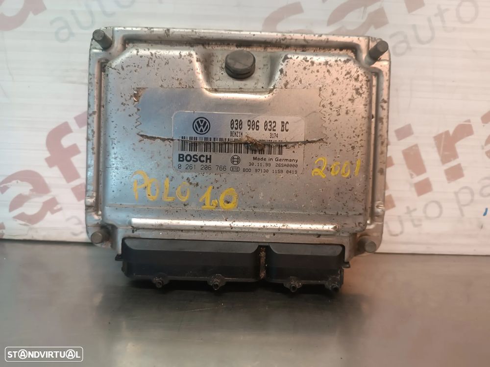 UNIDADE / CENTRALINA DO MOTOR VOLKSWAGEN POLO 1.0MPI 030906032BC 0261206766 - 1