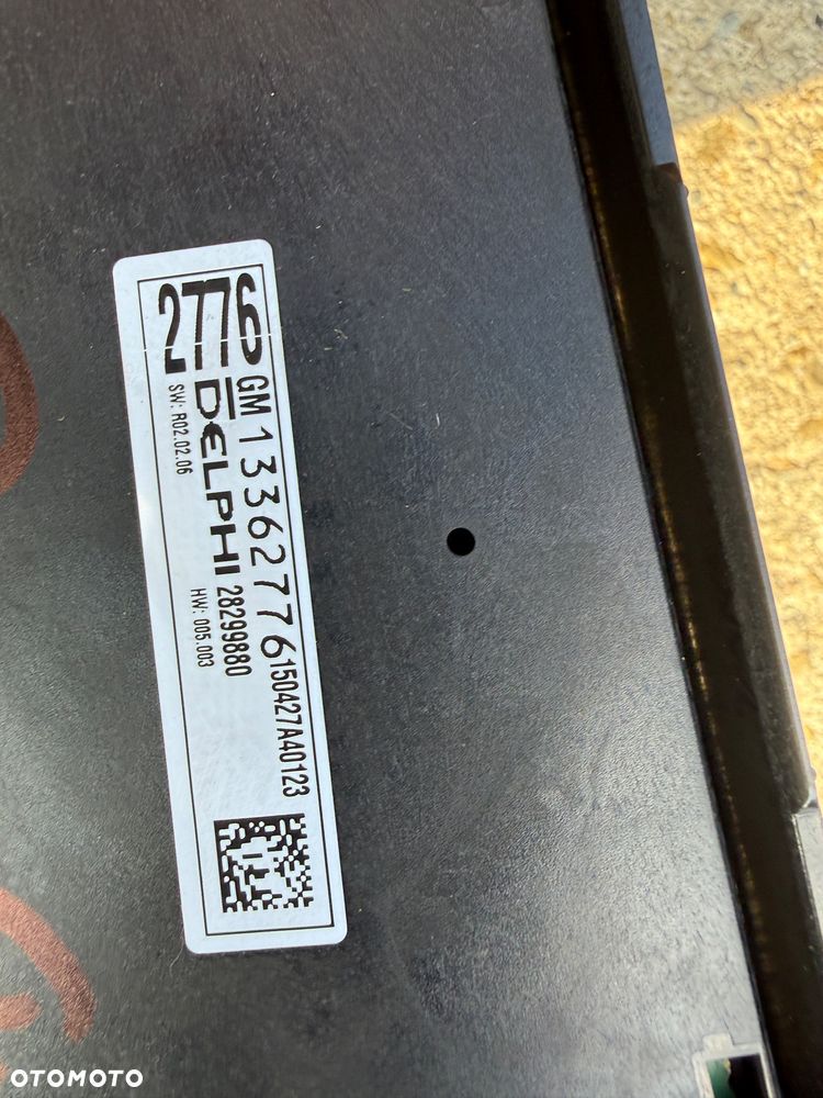 OPEL MERIVA B radio wyświetlacz panel radia 23210021 CD400 - 4