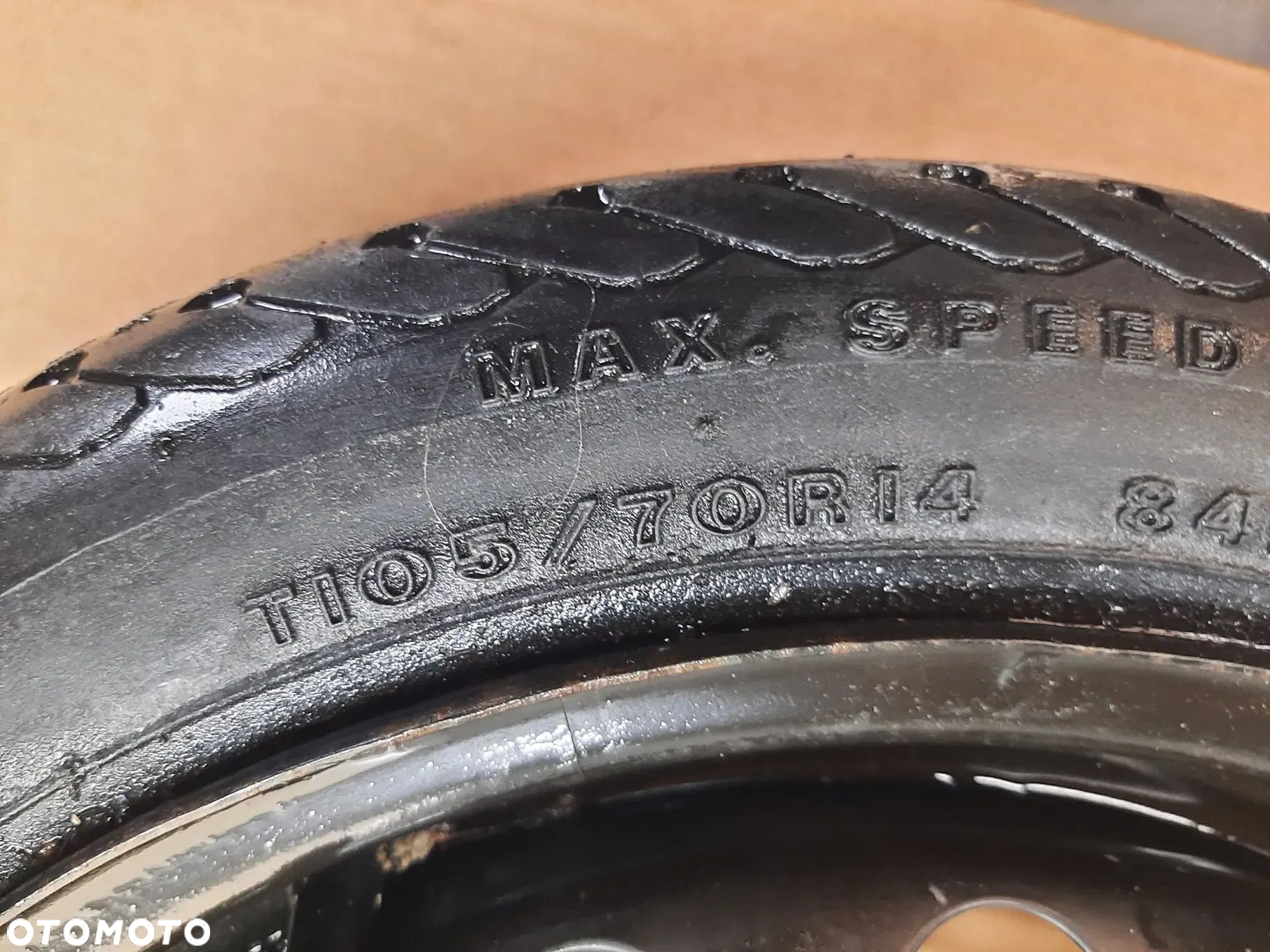 Micra K12 koło zapasowe dojazdowe 14'' 4x100 Nissan * - 2