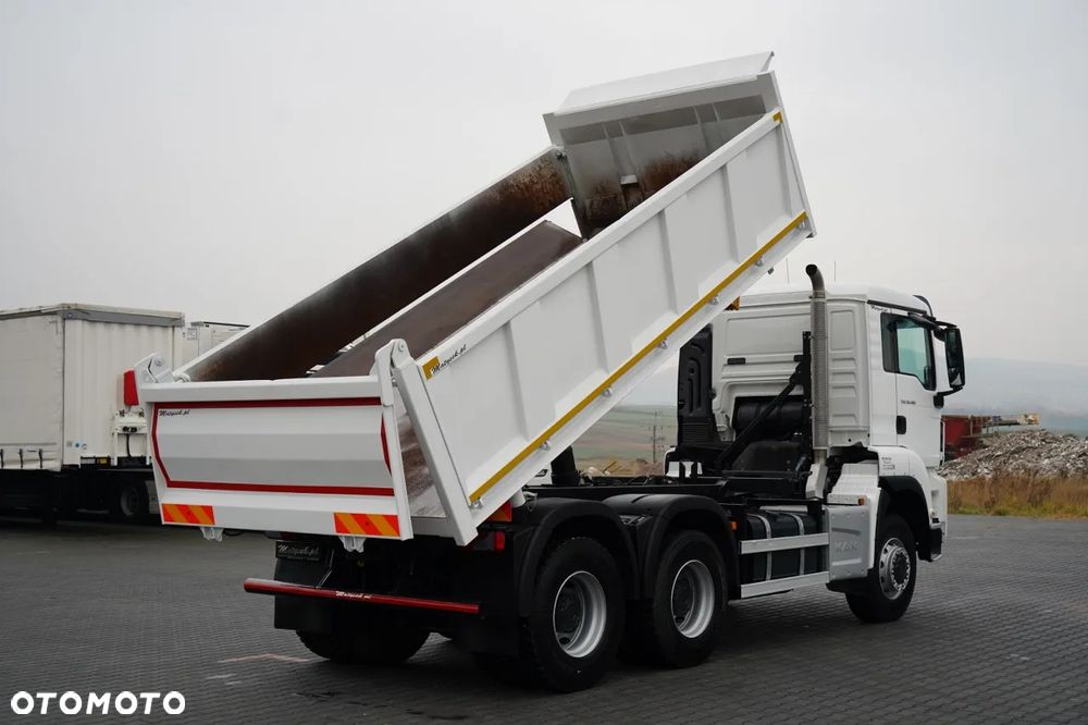 MAN TGS 26.480 / 6X6 / 3 STRONNA WYWROTKA /  HYDROBURTA / MANUAL / BORDMATIC - 4