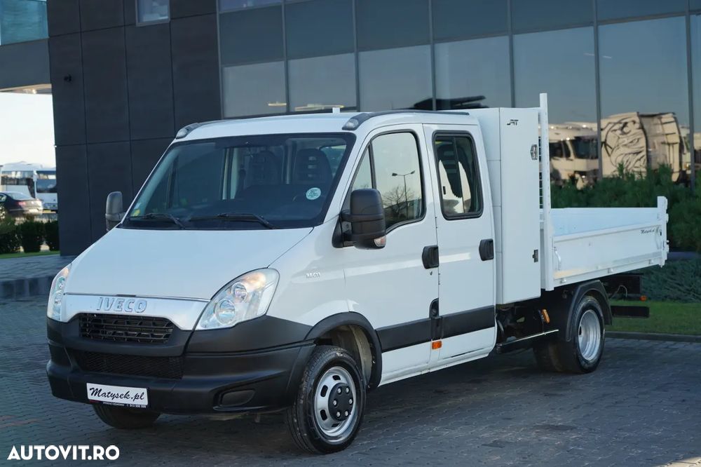 Iveco DAILY 35C11 / BASCULATOR / CU TRACȚIE MÂNĂ / DOUĂ TRACȚII / MANUAL / 7 LOCURI / IMPORTAT - 10