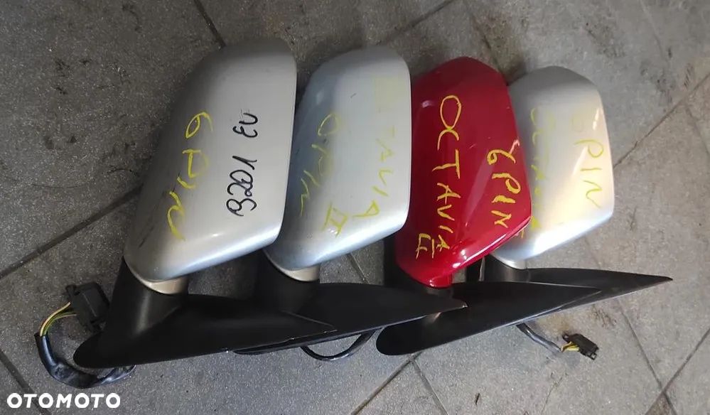 LUSTERKO PRAWE BOCZNE SKODA OCTAVIA 2 6 PIN EUROPA WYSYŁKA !!!!