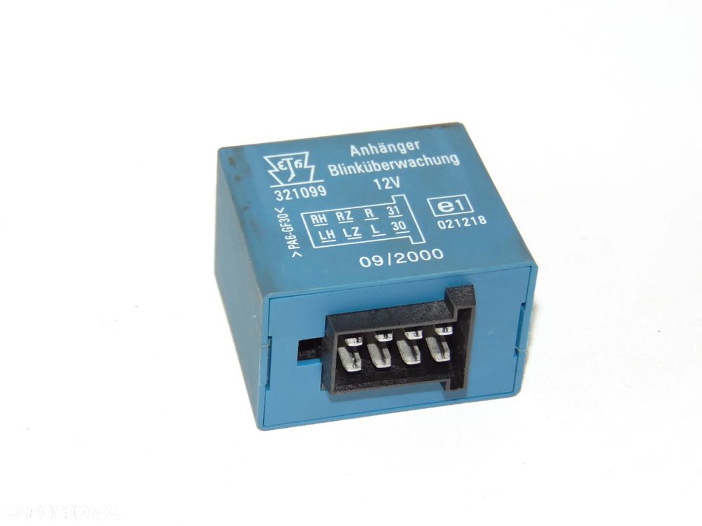 Moduł przekaźnik sterownik świateł haka holowniczego przyczepy 321099 021218 Anhanger Blinkuberwachung VW Volkswagen Skoda Seat Audi Mercedes Volvo Opel Ford Toyota - 4