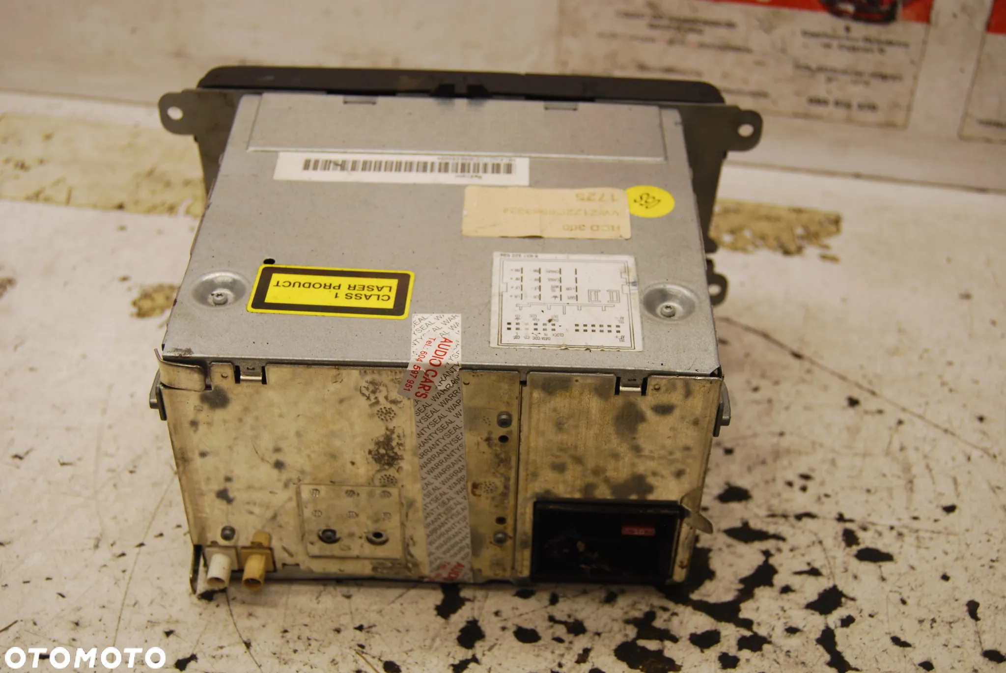 RADIO FABRYCZNE RCD 300 1K0035186L VW TOURAN I CADDY GOLF V - 3